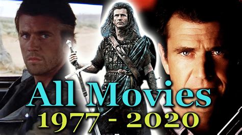 movie mel gibson list.